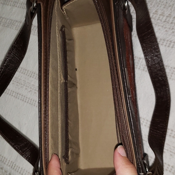 Miche purse, base purse, cover panel, interchangable, rust orange red - Picture 11 of 12